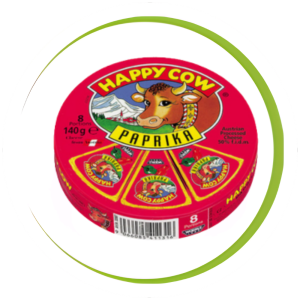 Happy Cow Triangles 140g Paprika